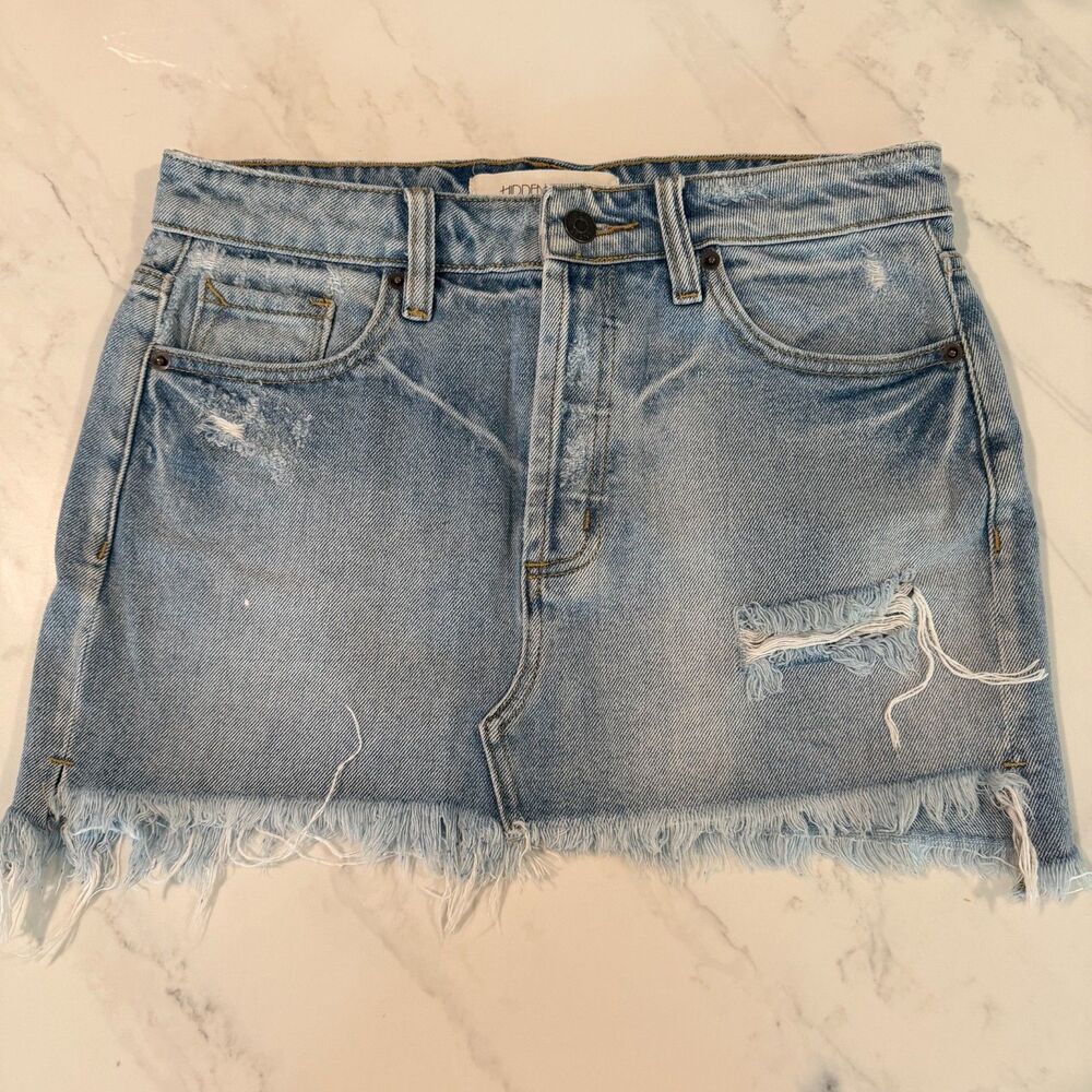 Hidden Jeans Peyton Mini Skirt S 90s Grunge Y2K Festival Beachy - Picture 1 of 9